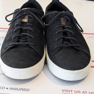 ECCO Soft 8 Nubuck (Black) Sneakers  EU 44/US 10-10.5